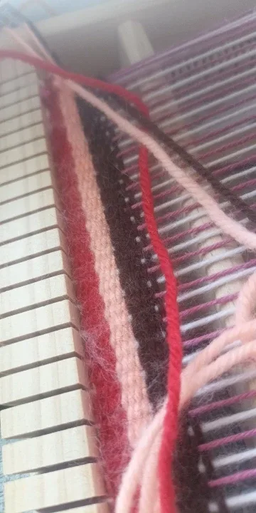 LoomCraft weaving loom, Large, photographed by a verified buyer in Israel