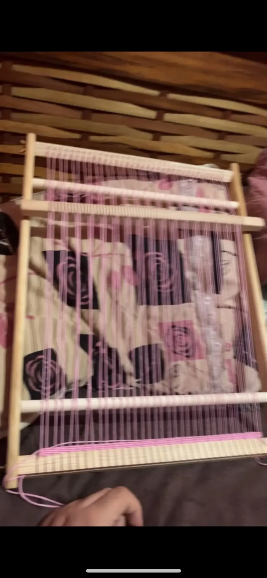 LoomCraft weaving loom, , photographed by a verified buyer in Brésil
